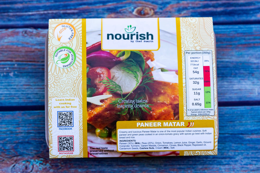 Paneer Matar frozen in a box - chefsumith.com